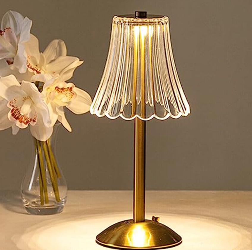 Cordless Lamp Rechargeable Table Lamp LED Nightstand Lamp Night Light Decor UK