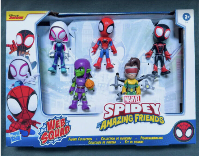 Marvel Spidey & His Amazing Friends Action Figures Superheroes + Villains
