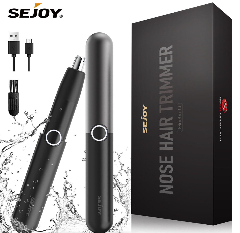 Nose Hair Trimmer For Men Rechargeable Ear and Nose Hair Trimmer Eyebrow Beard